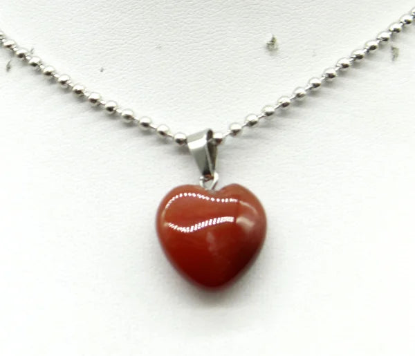 Natural Stone 16mm Turquoise Quartz Crystal Tiger Eye Opal Charms Heart Shaped Pendant For DIY Stainless Steel Necklace Jewelry