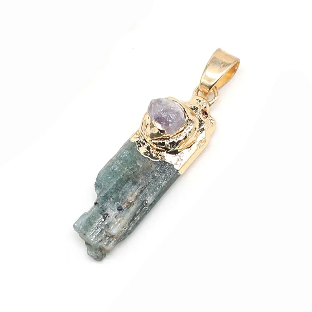 Natural Stone Crystals Pendants Irregular Shaped exquisite Charm for Jewelry Making Diy earring necklace Bracelet accessories