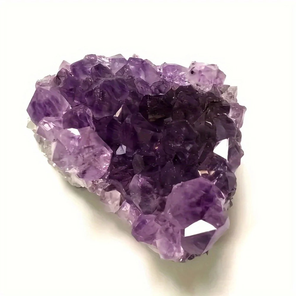 1pc Natural Amethyst Ore Stone Cluster Irregular Gemstone Holiday Gift Home Aquarium Decorations Home Living Room Store Decor