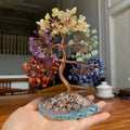 Seven Chakras Crystal Tree Of Life positive Feng Shui Crystal 7 Chakras Tree Gem home Decoration Gift to Family And Friends