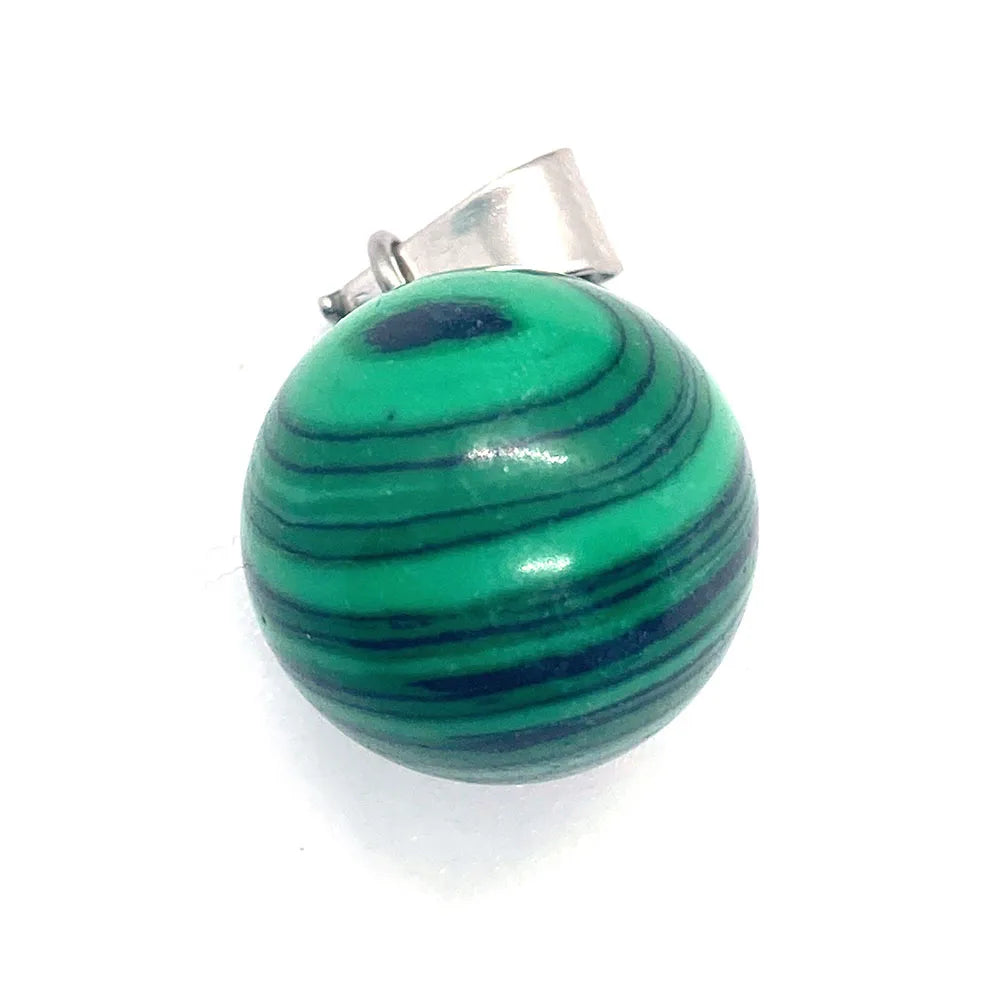 Natural Stone Round Bead Pendant 14x18mm Pink Crystal Golden Sandstone Pendant Used To Make DIY Earrings Bracelet Accessories