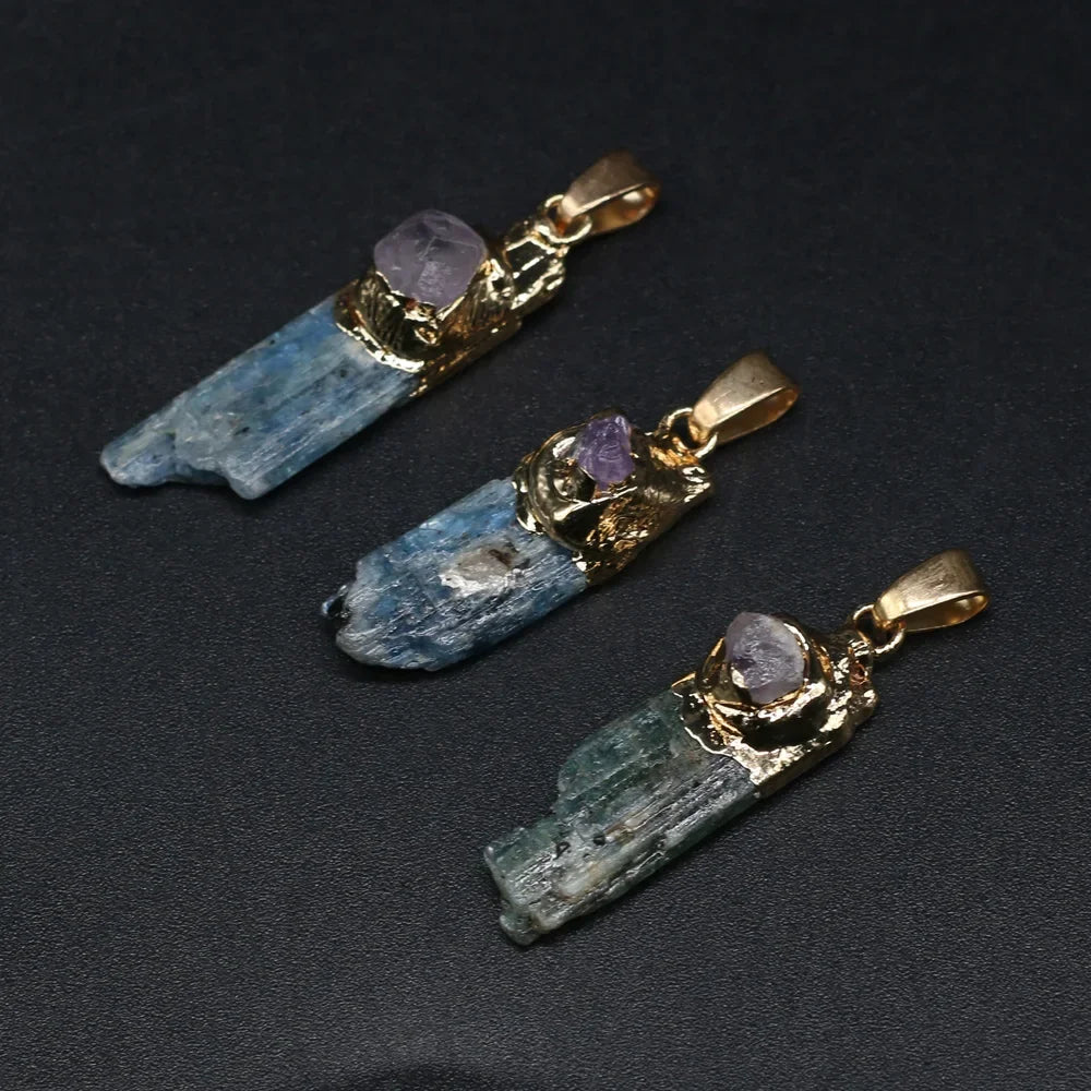 Natural Stone Crystals Pendants Irregular Shaped exquisite Charm for Jewelry Making Diy earring necklace Bracelet accessories