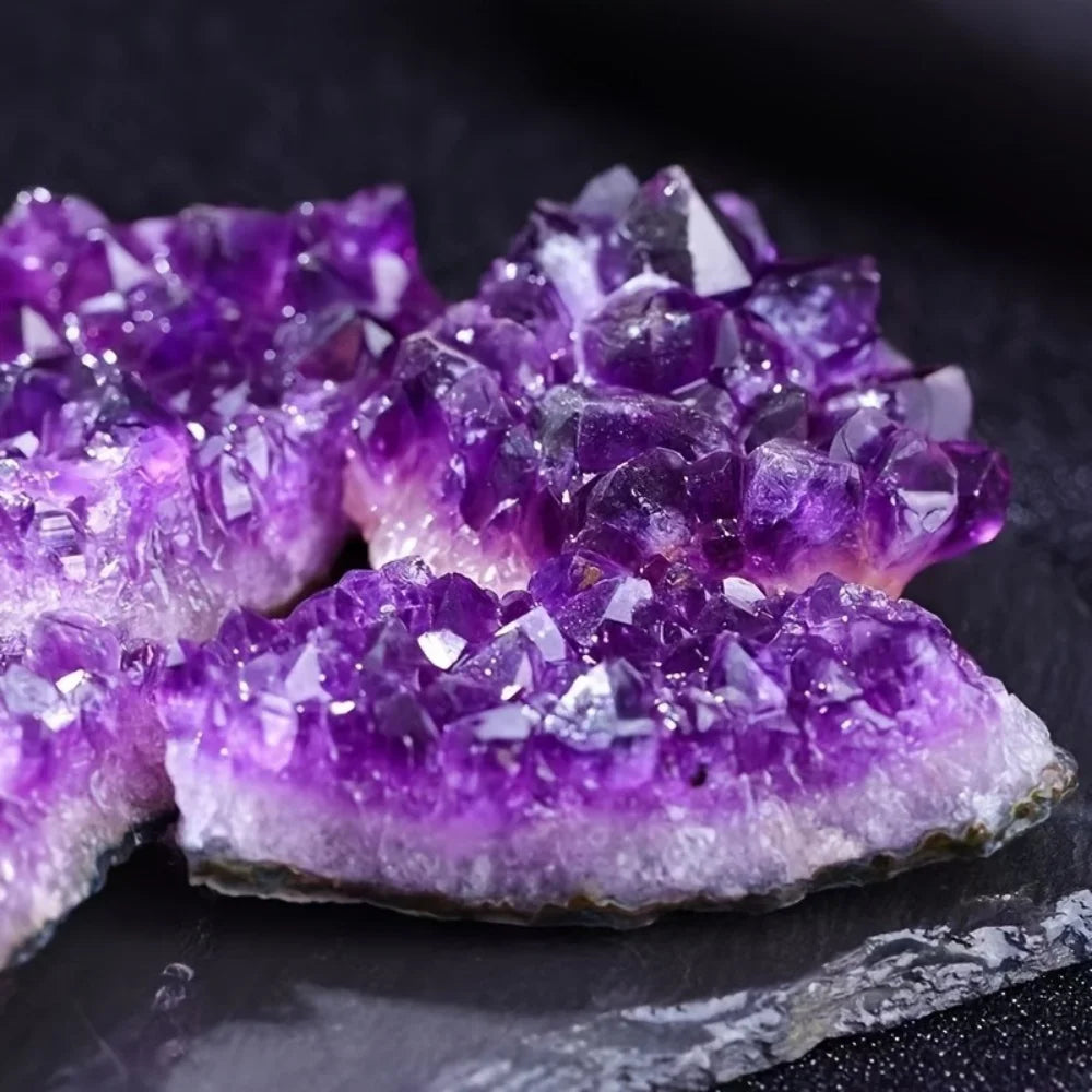 1pc Natural Amethyst Ore Stone Cluster Irregular Gemstone Holiday Gift Home Aquarium Decorations Home Living Room Store Decor