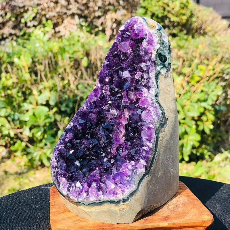 1 piece of natural amethyst rough stone, amethyst cluster, bulk gemstone jewelry, home decoration, holiday gift.
